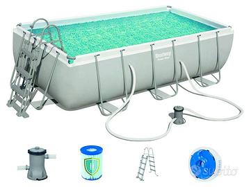 Piscina rettangolare 412 x 201 Powersteel"bestway"