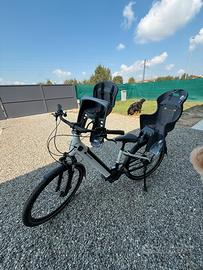 E-Bike Cannondale con seggiolini – pari al nuovo