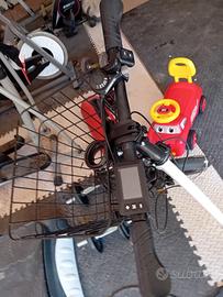 bicicletta pedalata assistita  alza bike