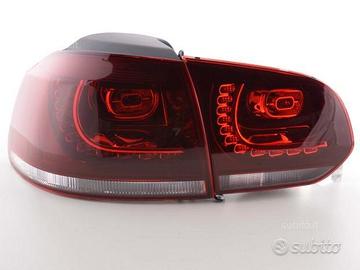 Fanali posteriori LED VW Golf 6 black GTI