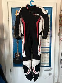 Tuta moto bambini in pelle