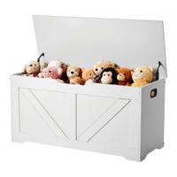 Panca per Bambini Contenitore Giocattoli in Legno