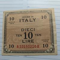 10 am lire 1943 raro 