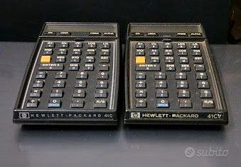 CALCOLATRICI HP 41C e 41CV