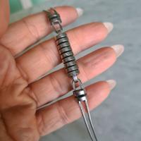 Bracciale uomo Comete gioielli acciaio con diamant