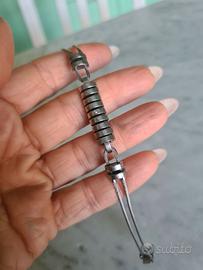 Bracciale uomo Comete gioielli acciaio con diamant