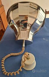 Lampada vintage anni '60-'70 metallo diametro 40cm