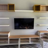 Composizione Besta mobile soggiorno tv