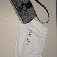 Borsa Guess Vintage spalla grigio nera