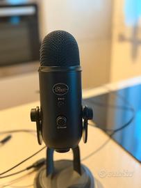 Logitech G Blue Yeti Microfono USB Nero come nuovo