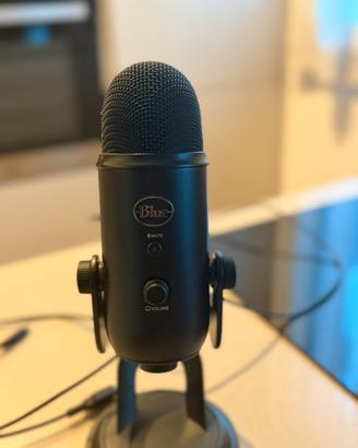 Logitech G Blue Yeti Microfono USB Nero come nuovo