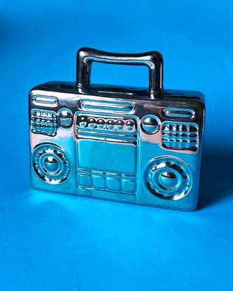 Radioregistratore salvadanaio Seletti porcellana  