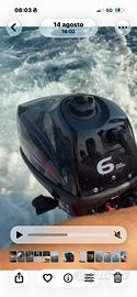 Acqua marine deluxe 350 con motore hidea 6cv 4 t