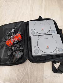 2 playstation 1 con joystick