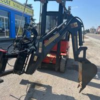 escavatore per trattore agricolo con attacco al 3 