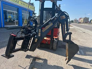 escavatore per trattore agricolo con attacco al 3 