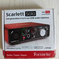 Interfaccia audio USB Scarlett Solo 2nd Gen