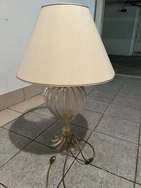 Lampada stile Murano in vetro soffiato 