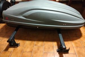 Barre portapacchi + bauletto da tetto  per 500 L