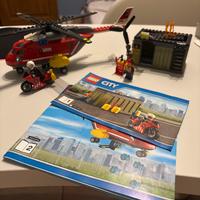 Lego city 60108 elicottero dei pompieri