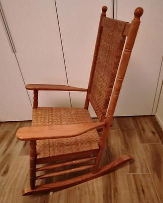 Sedia a dondolo in legno, stile Kennedy Rocker