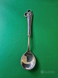 CUCCHIAINO VINTAGE NASCITA/MATRIMONIO SILVER PLATE