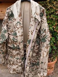 Giaccone da paracadutisti BW completo no elmetto 