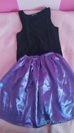 Vestito strega Halloween 5-8 anni