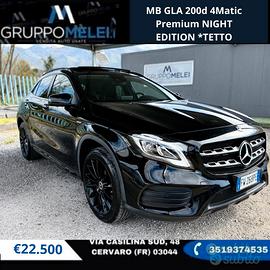 MB GLA 200d 4Matic Premium NIGHT EDITION *TETTO