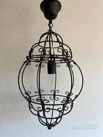 Solo gabbia Lampada Murano Venezia