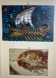 coppia di quadretti particolari