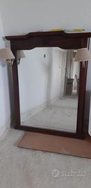 Mobile da bagno in legno di noce - tavolo verand