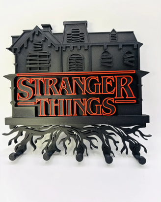 Porta appendi chiavi da parete Logo Stranger Thing