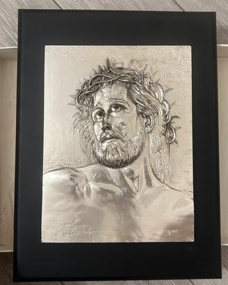 Quadro Argento 925 "Cristo" D. Chiarolanza