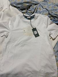 T-shirt Henry Cotton’s uomo bianca taglia L nuova