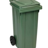 Contenitore bidone rifiuti 2 ruote 240 litri