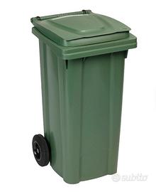 Contenitore bidone rifiuti 2 ruote 240 litri