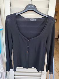 cardigan nero da donna taglia M