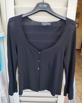 cardigan nero da donna taglia M