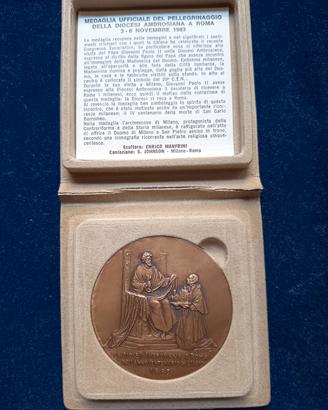 Medaglia Bronzo di Enrico Manfrini. 