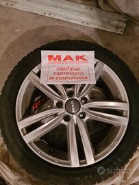 cerchi mak 17 gomme Michelin Alpin 6 