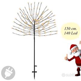 Albero Natale luminoso esterno Luci Led Natalizie