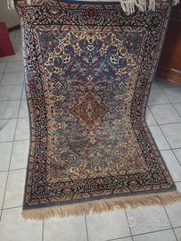 Tappeto orientale persiano blu 180x120 cm
