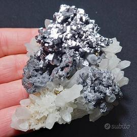 13.03AUG Splendida GALENA. Quarzo cristalli (Russi