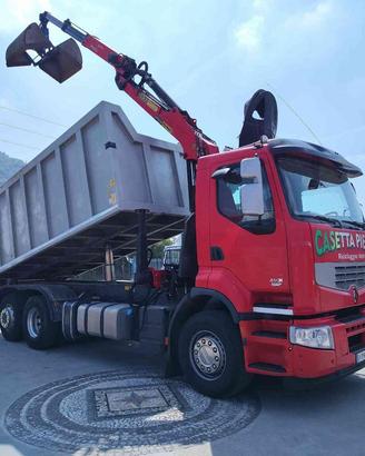 RENAULT PREMIUM 450 GRU E RIBALTABILE