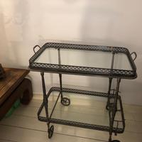 Carrello italiano in metallo dei primi del 900