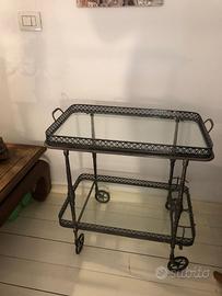 Carrello italiano in metallo dei primi del 900