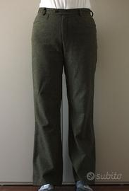 Pantaloni verdi lana donna Savida