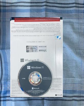 Box Windows 11 Pro 64bit Italiano OEM 24H2 con Dvd