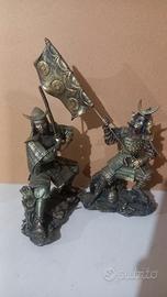 Set statuette decorative Samurai.